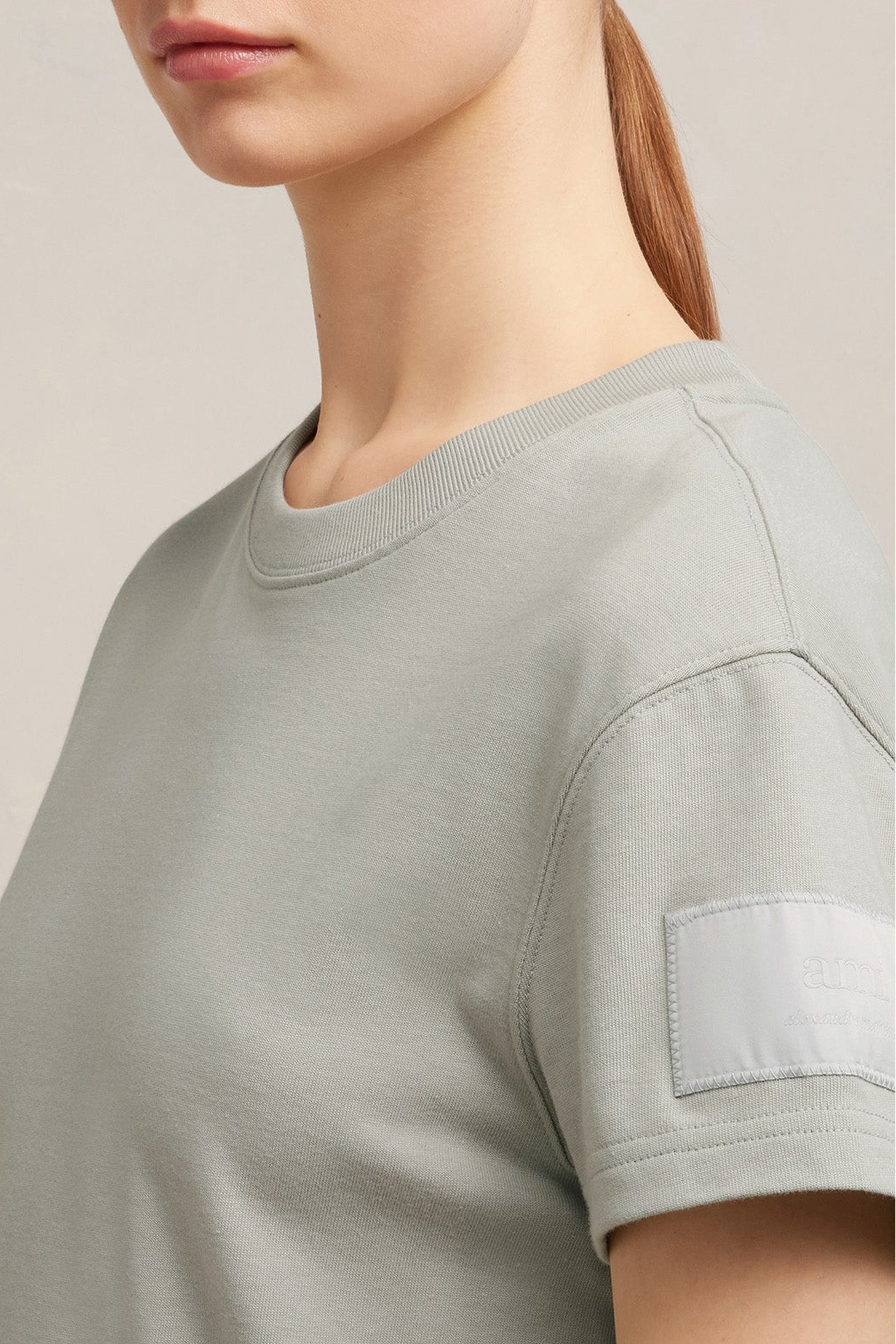 T-shirt Ami Alexandre Mattiussi - Pearl Grey