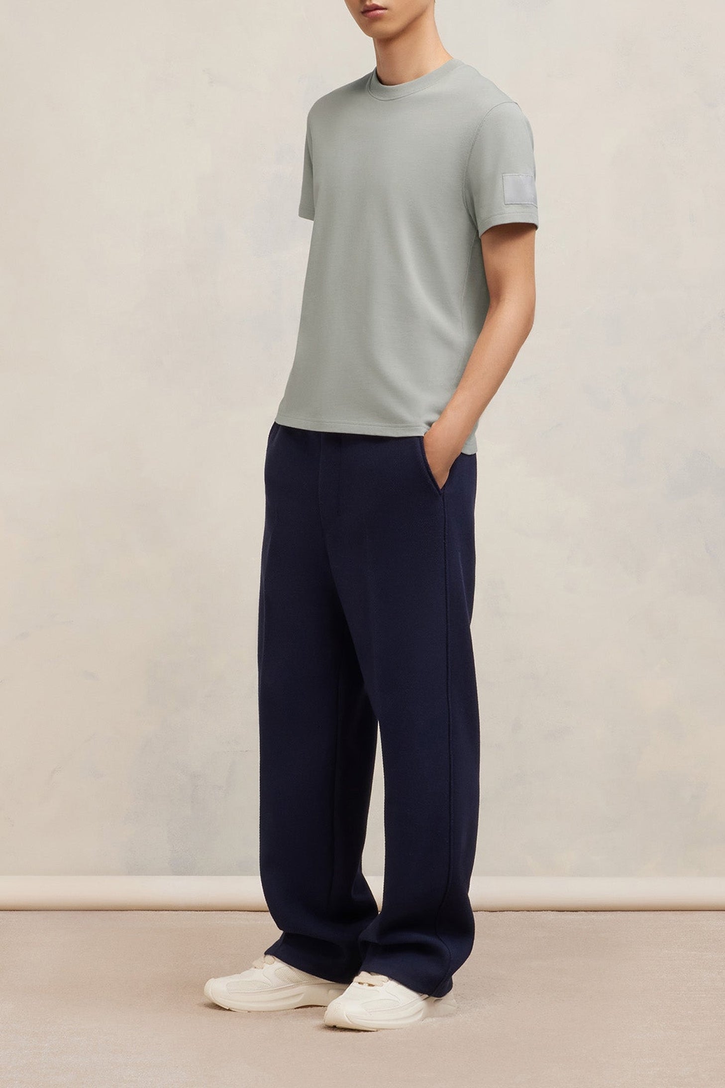 T-shirt Ami Alexandre Mattiussi - Pearl Grey
