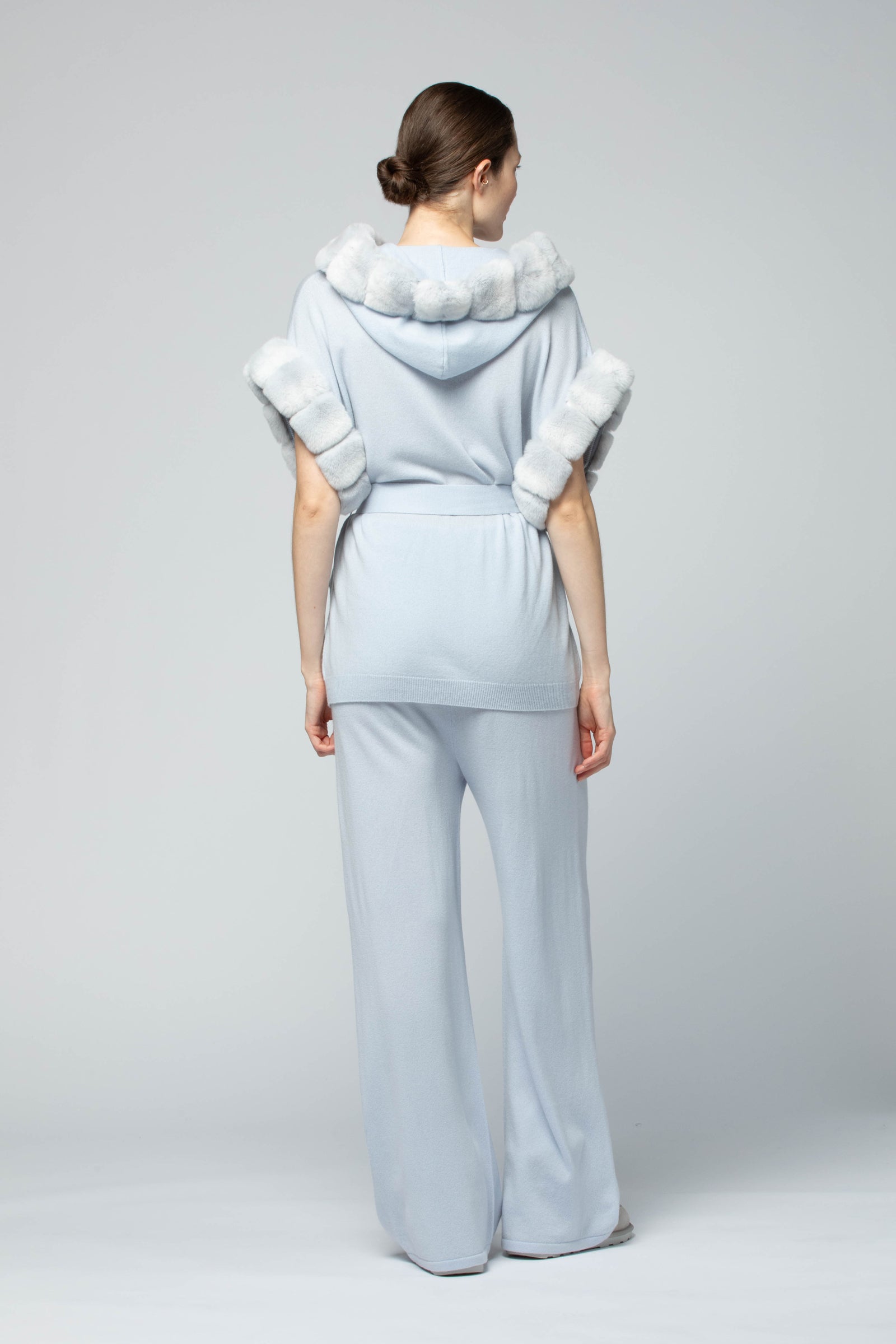 1 QTY NEW GILET EN MAILLE ZIPPE BORD REX