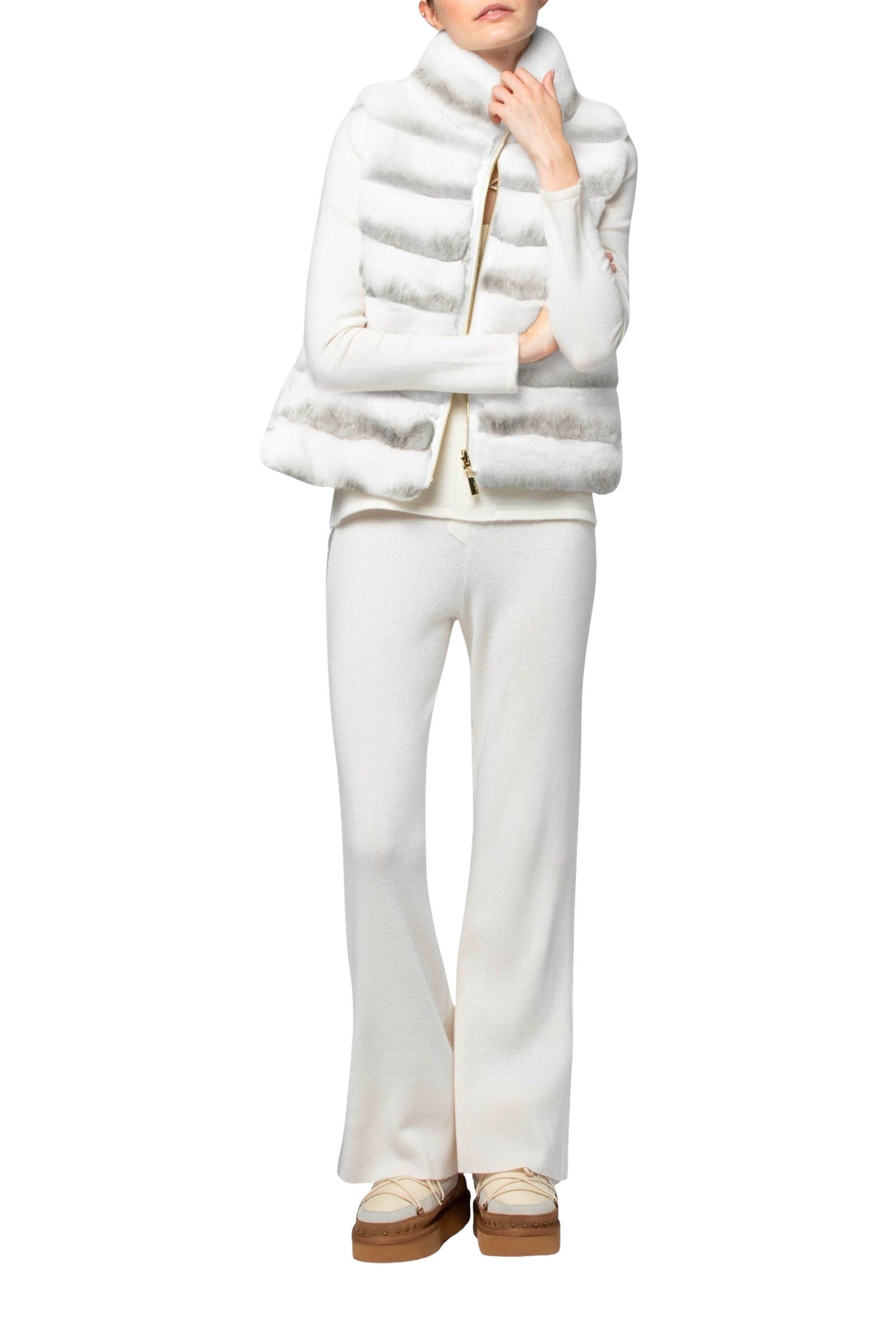 1 QTY NEW VESTE REVERSIBLE REX / MAILLE