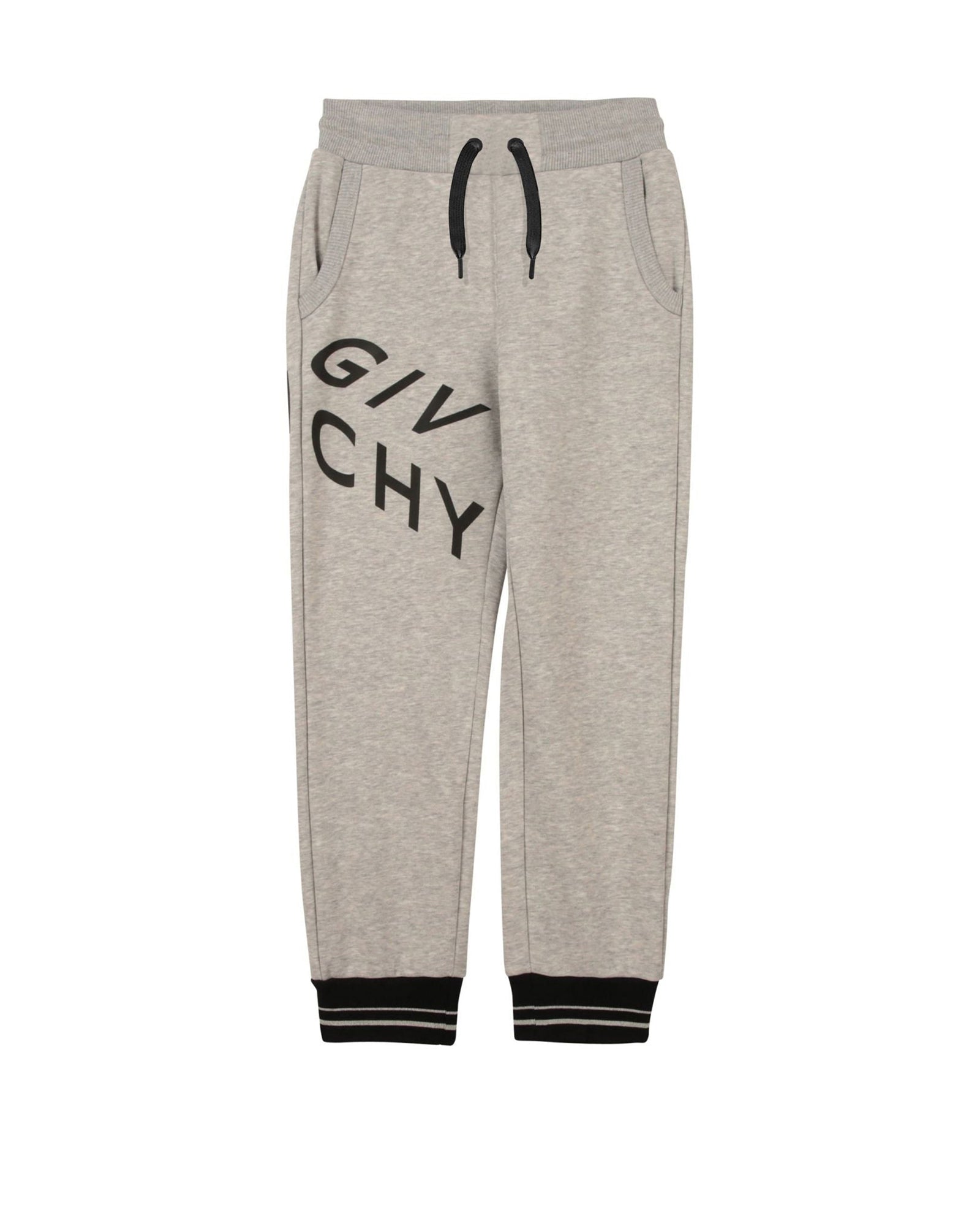 Pantalon à poches en molleton - Gris Chiné