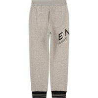 Pantalon à poches en molleton - Gris Chiné