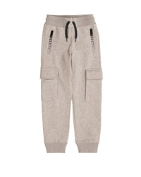 Pantalon à poches en molleton - Gris Clair