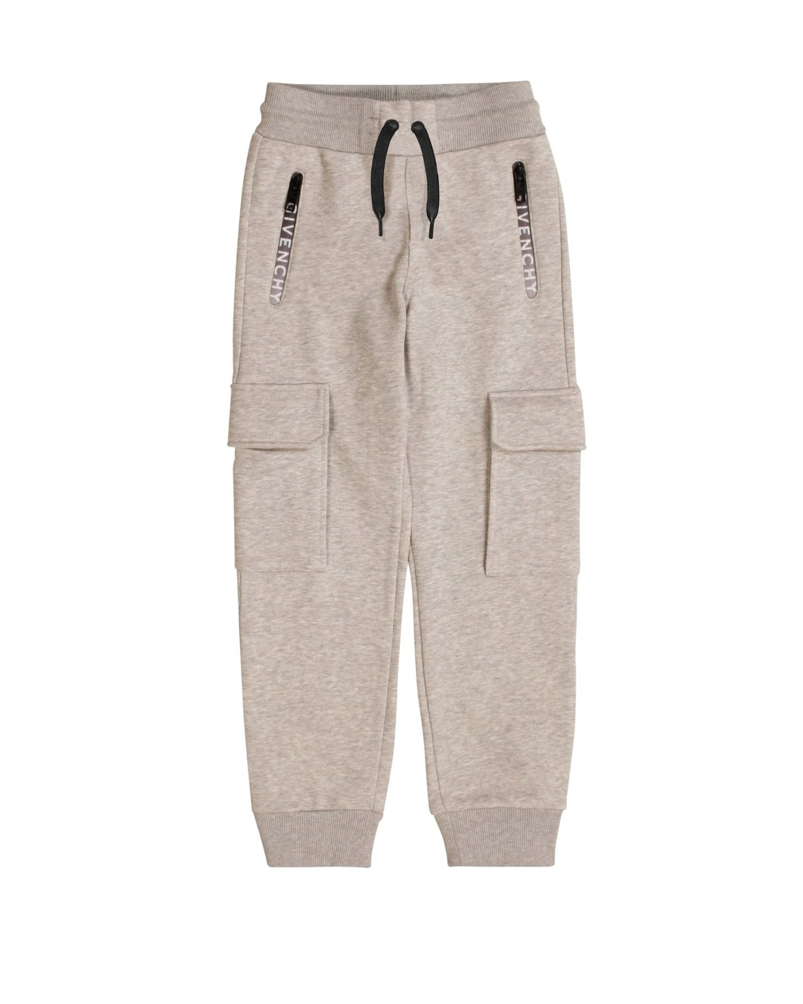 Pantalon à poches en molleton - Gris Clair