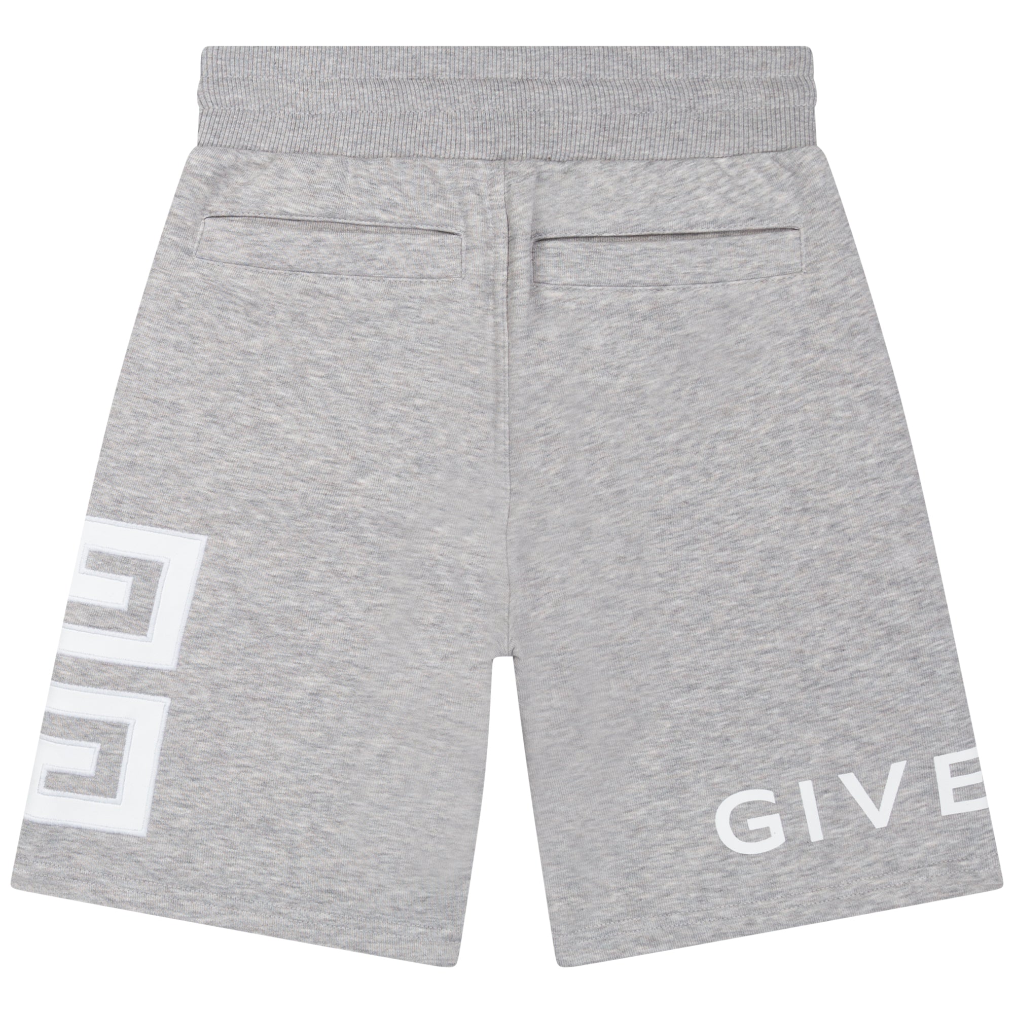 Bermuda en molleton - Gris chiné