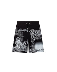Bermuda Rock en coton - Black