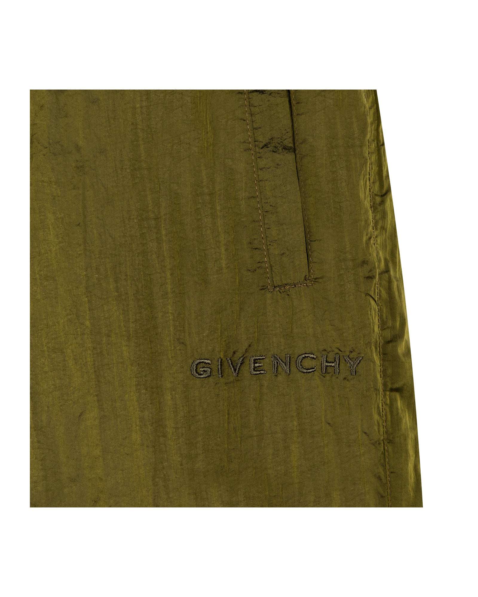 Pantalon effet froissé - Army