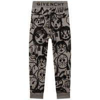 Pantalon en coton à imprimé Chito - Gris Chiné