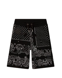 Bermuda à taille élastiquée - Black