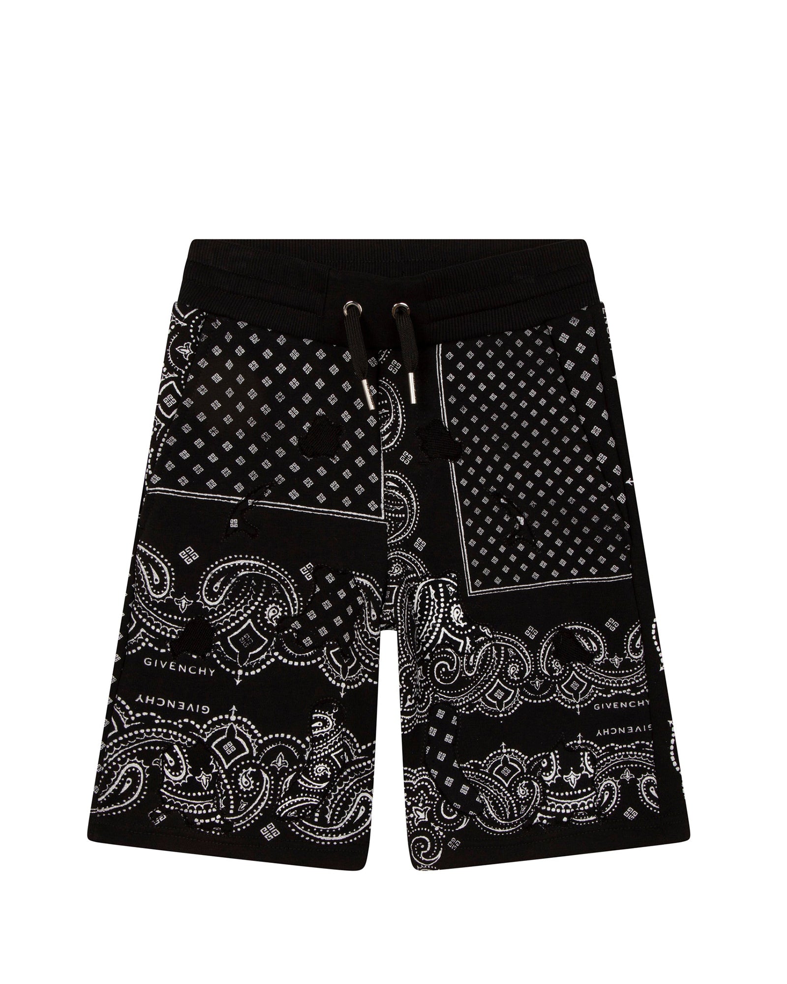 Bermuda à taille élastiquée - Black