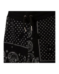 Bermuda à taille élastiquée - Black