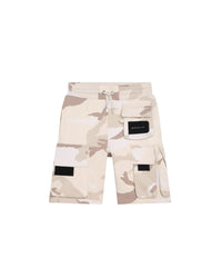 Bermuda molleton à imprimé camouflage en coton - Unique