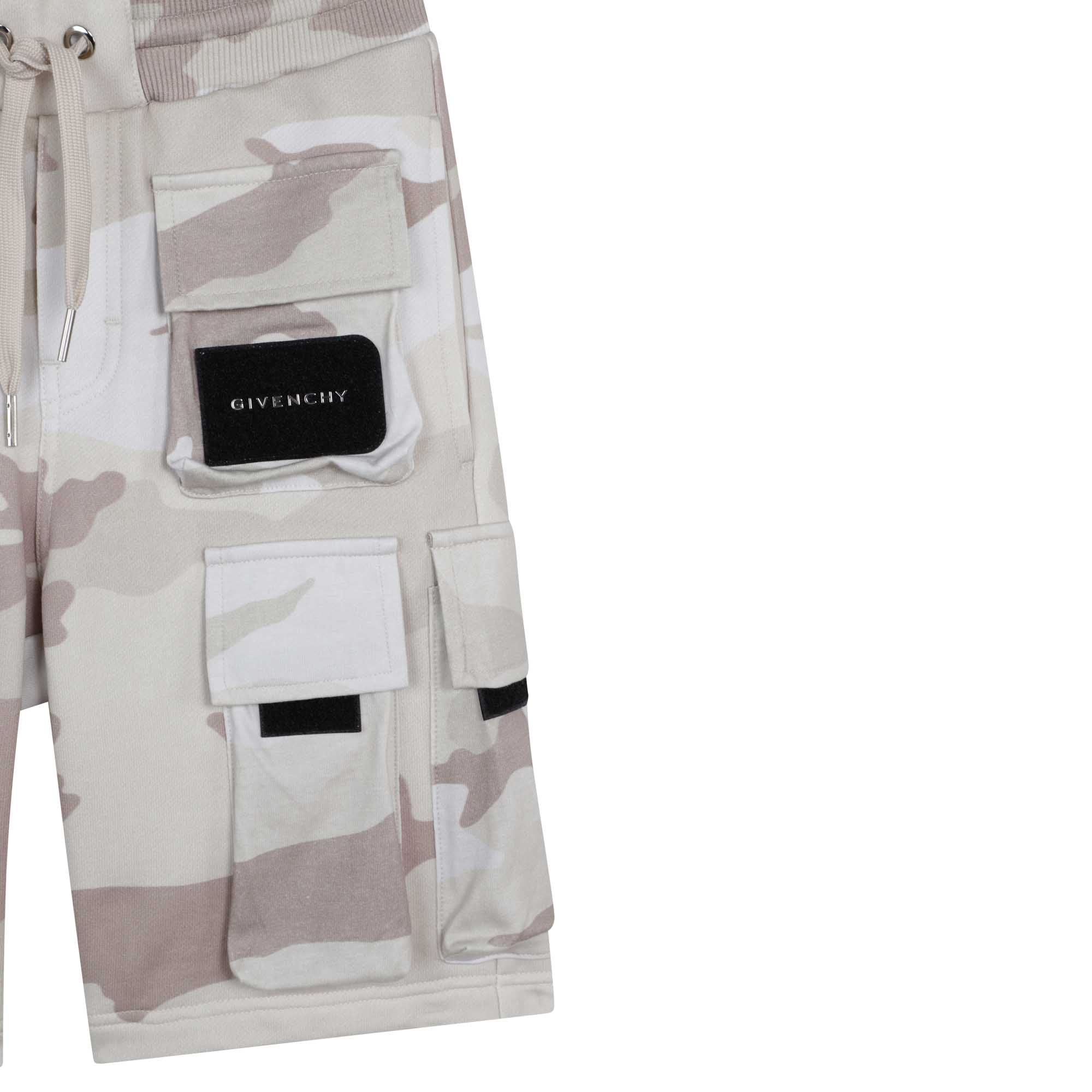 Bermuda molleton à imprimé camouflage en coton - Unique