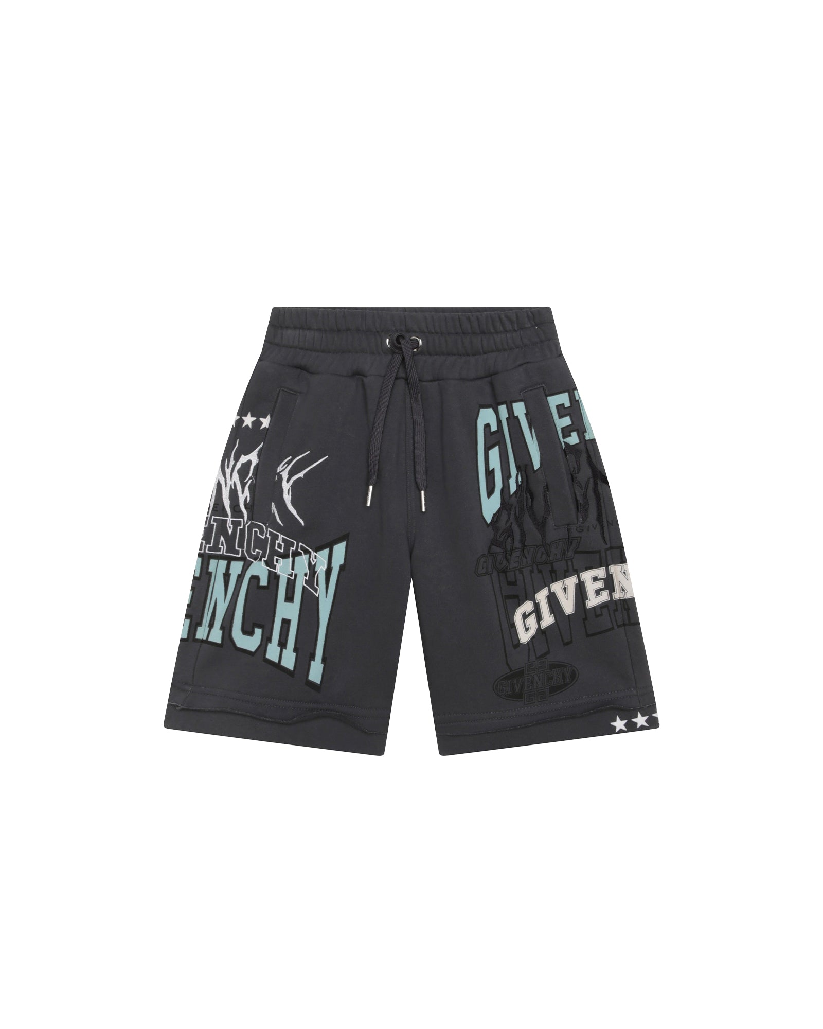 Fleece Bermuda shorts - Grey Blue