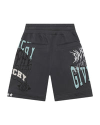 Fleece Bermuda shorts - Grey Blue