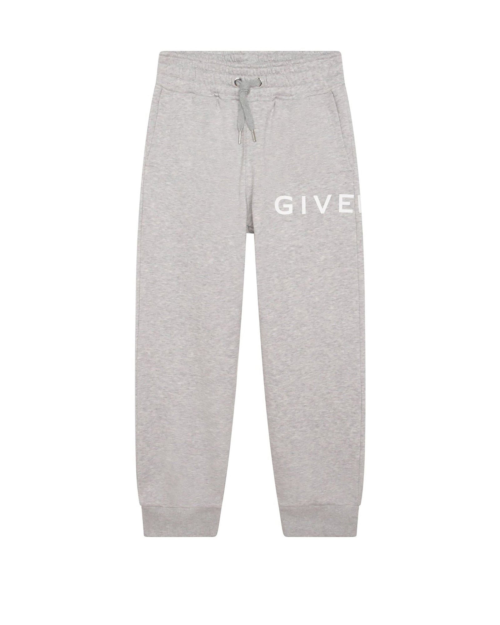 Pantalon de jogging en coton - Gris chiné