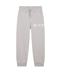 Cotton sweatpants - Mottled Grey