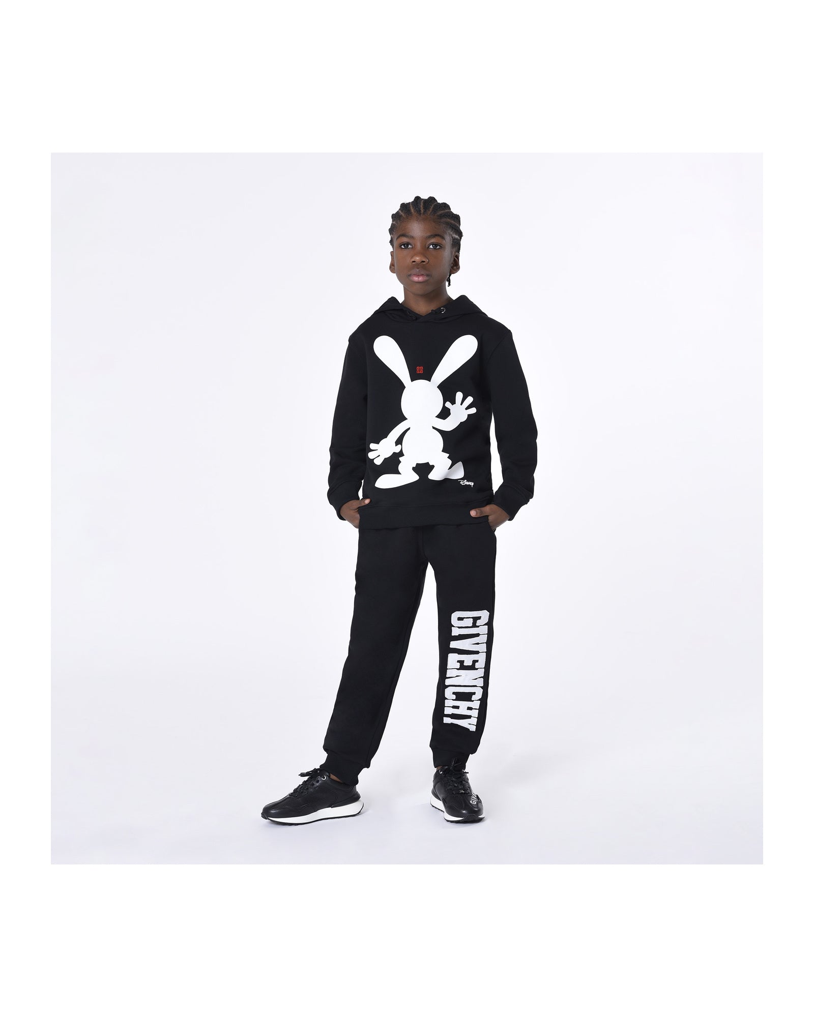 Cotton sweatpants - Black
