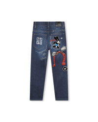 Pantalon denim en coton - Double stone