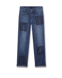 Pantalon denim en coton - Stone