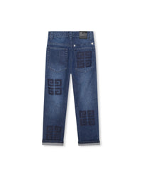 Pantalon denim en coton - Stone