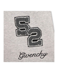 Short en coton - Gris Chiné