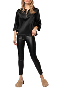 1 QTY NEW PANTALON EN CUIR STRETCH