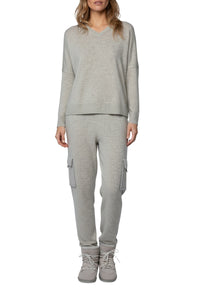 Berna wool and cashmere jogging trousers - Grey