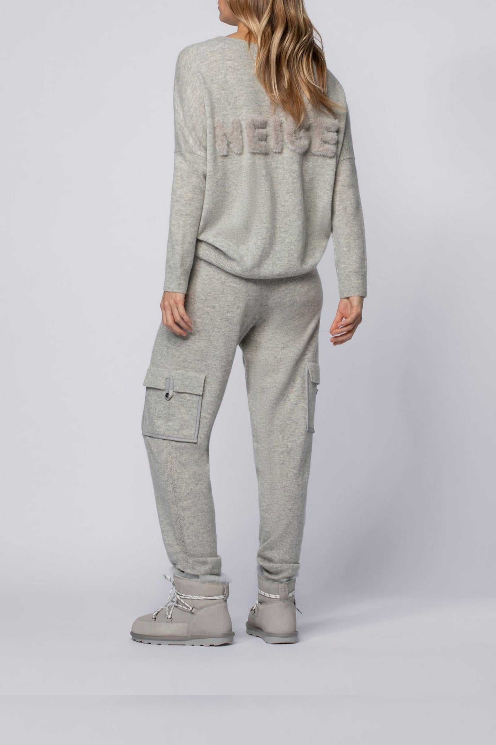Berna wool and cashmere jogging trousers - Grey