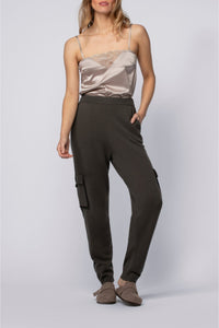 Berna wool and cashmere jogging trousers - Thyme