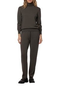Bibi straight trousers in wool and cashmere - Thyme