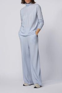 Loose-fitting wool and cashmere Billy trousers - Ciel