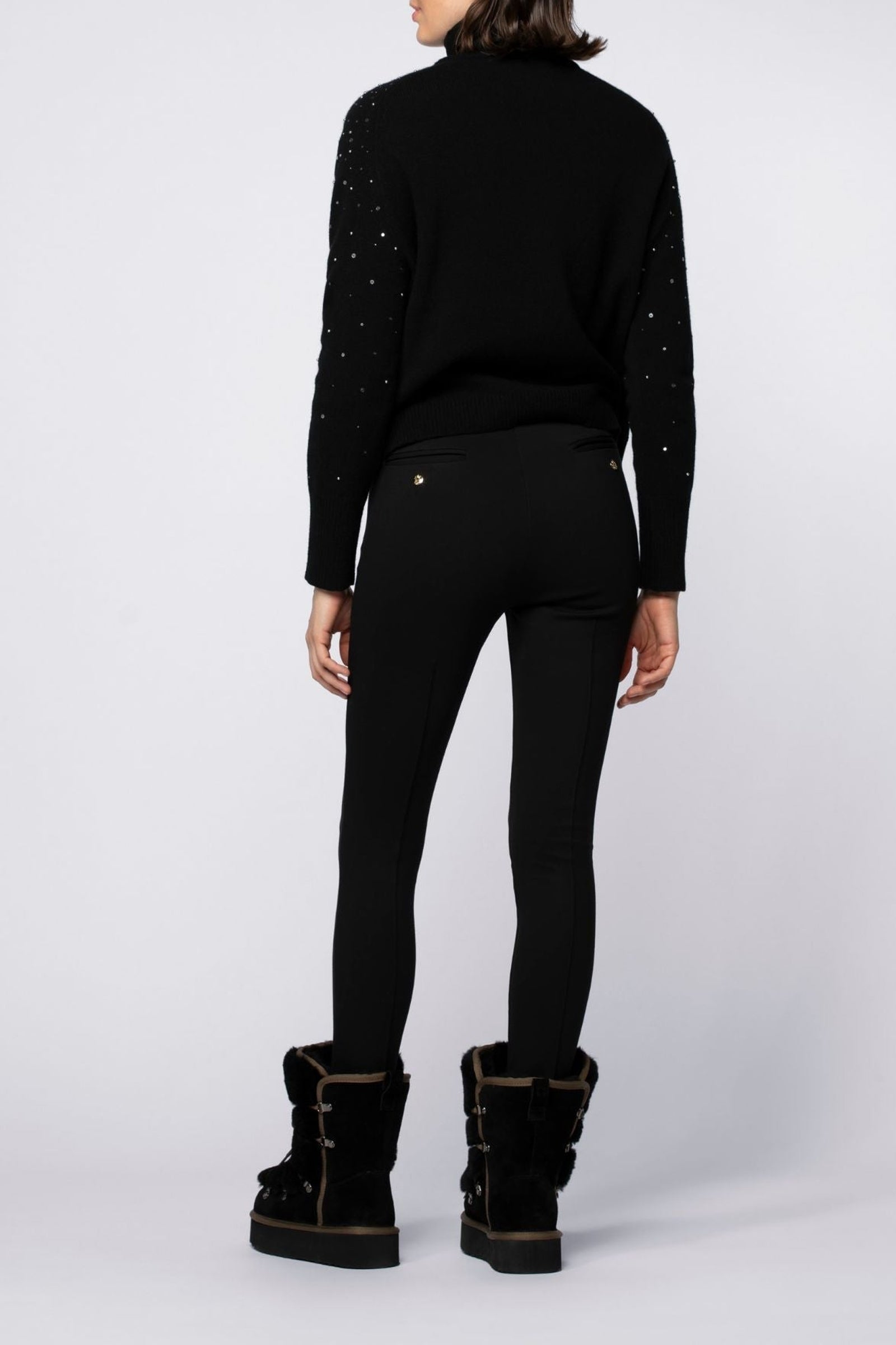 Legging Blink fuseau taille haute avec élastique - Black