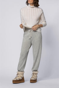 Bolo wool and cashmere jogging trousers - Grey