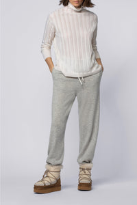 Bolo wool and cashmere jogging trousers - Grey