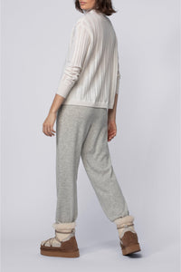 Bolo wool and cashmere jogging trousers - Grey