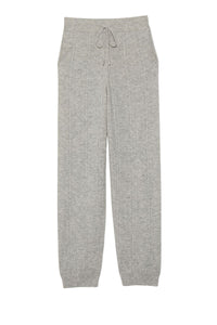 Byna jogging trousers in creative knitwear - Grey