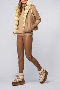 1 QTY NEW VESTE REV IMITATION CHINCHILLA