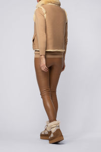 1 QTY NEW VESTE REV IMITATION CHINCHILLA