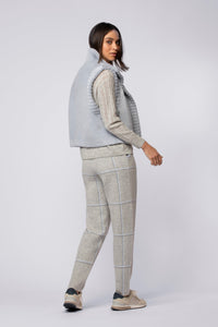 1 QTY NEW GILET IMITATION FOURRURE RAS