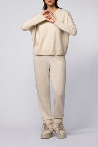 Pacy jumper in wool and cashmere - Beige