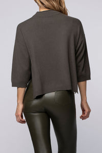 13 QTY NEW PULL AVEC EMPIECEMENT CUIR