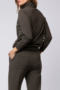 Passion cashmere turtleneck jumper - Thyme