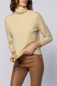 Passion cashmere turtleneck jumper - Ble