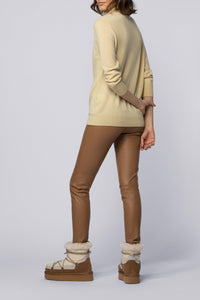 Passion cashmere turtleneck jumper - Ble