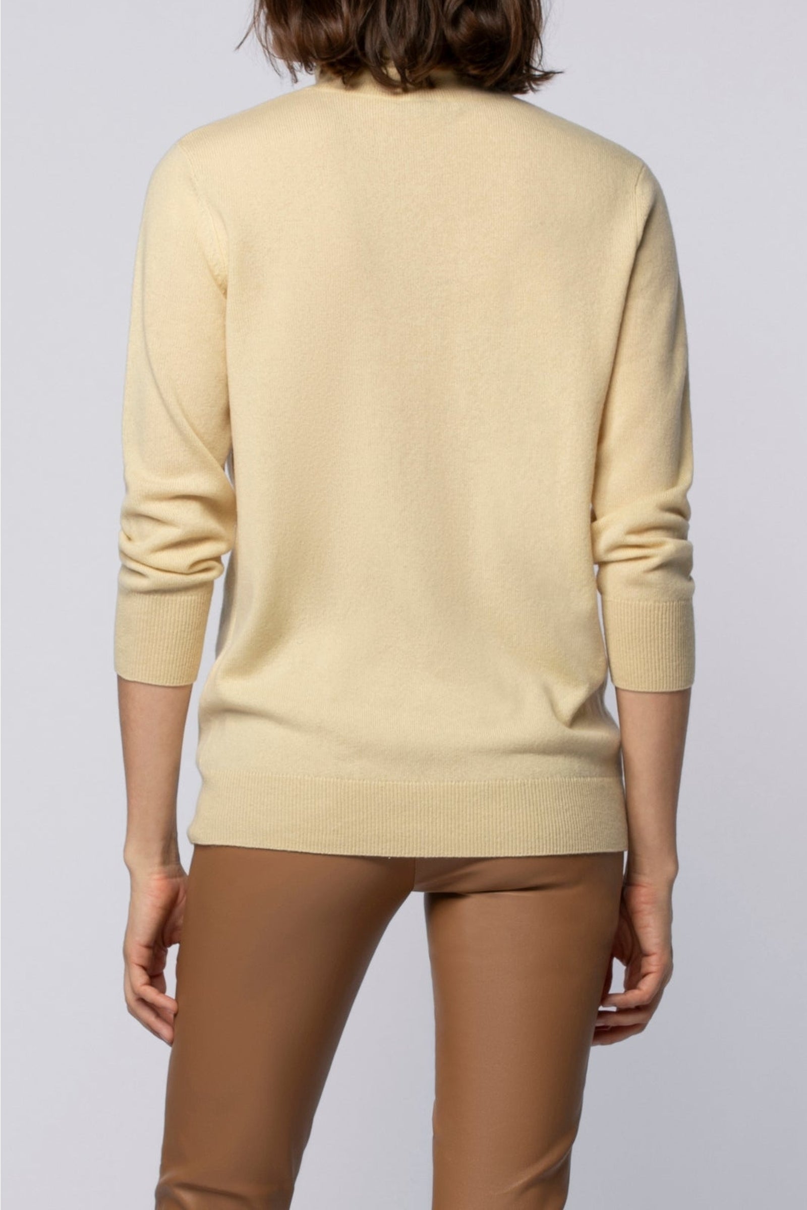 Passion cashmere turtleneck jumper - Ble