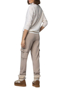 Passion cashmere turtleneck jumper - White