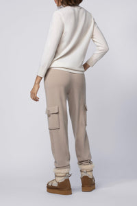 Passion cashmere turtleneck jumper - White