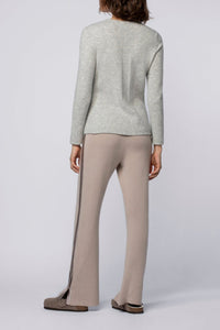 Pelma long-sleeved wool and cashmere jumper - Grey