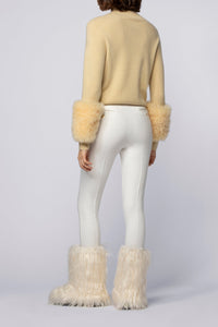 Prana rib-knit turtleneck jumper with sleeves - Ble